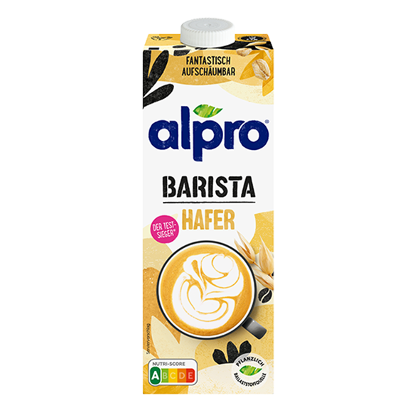 Alpro Barista Hafer ohne Zucker 1l Tetra