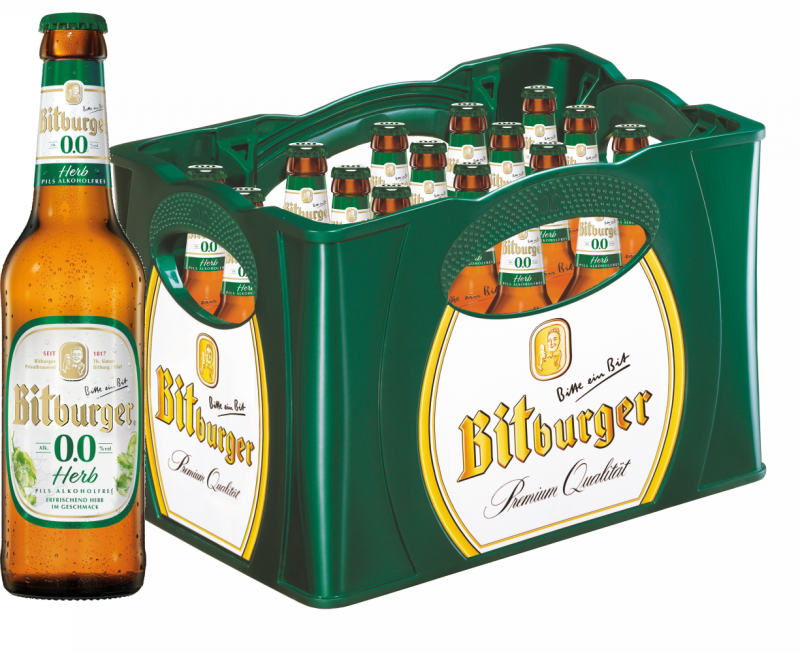 Bitburger Alkoholfrei Herb 0,0% 24x0,33l