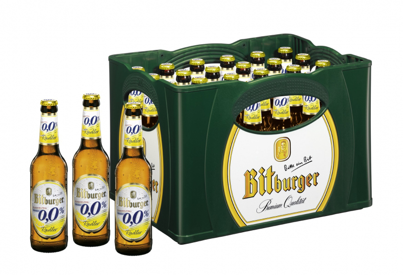 Bitburger Radler Alkoholfrei 0,0% 24x0,33l