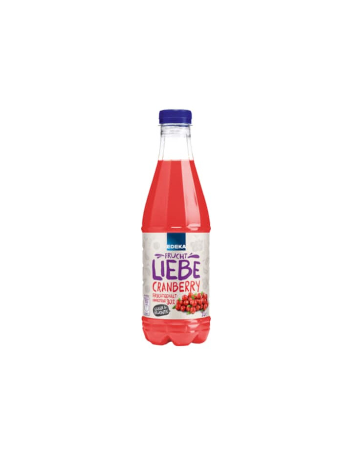 EDEKA Fruchtliebe Cranberry Nektar 6x1l Einweg