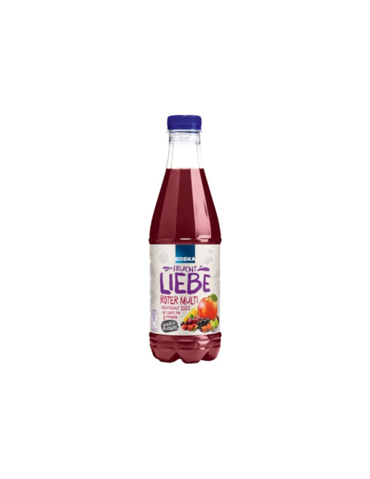 EDEKA Fruchtliebe Roter Multivitaminsaft 6x1l Einw