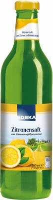 Edeka Zitronensaft aus Konzentrat 750ml