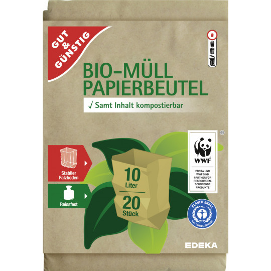 GUT&G_NSTIG Bio-M_ll Papierbeutel 10 Liter 20 St_c