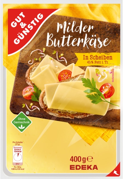 GUT&GÜNSTIG Butterkäse in Scheiben