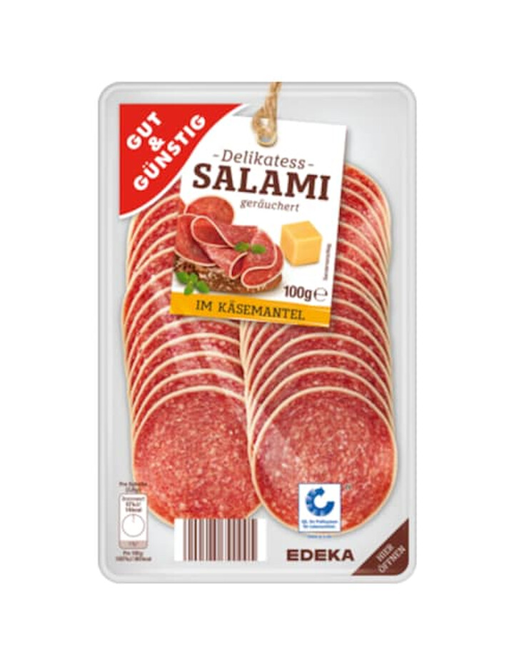 GUT&G_NSTIG Delikatess Salami im K_semantel 100g