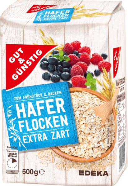 GUT&G_NSTIG Haferflocken extrazart