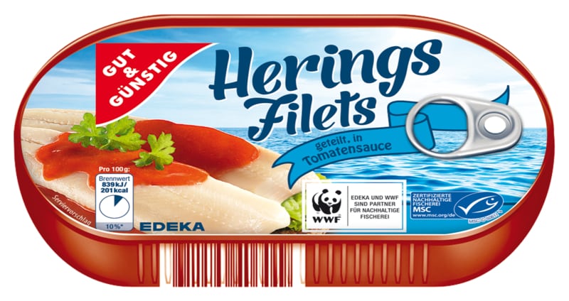 GUT&G_NSTIG Heringsfilets in Tomatensauce