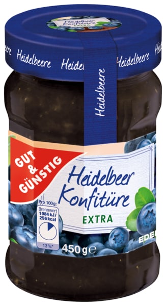 GUT&GÜNSTIG Konfitüre-Extra Heidelbeere