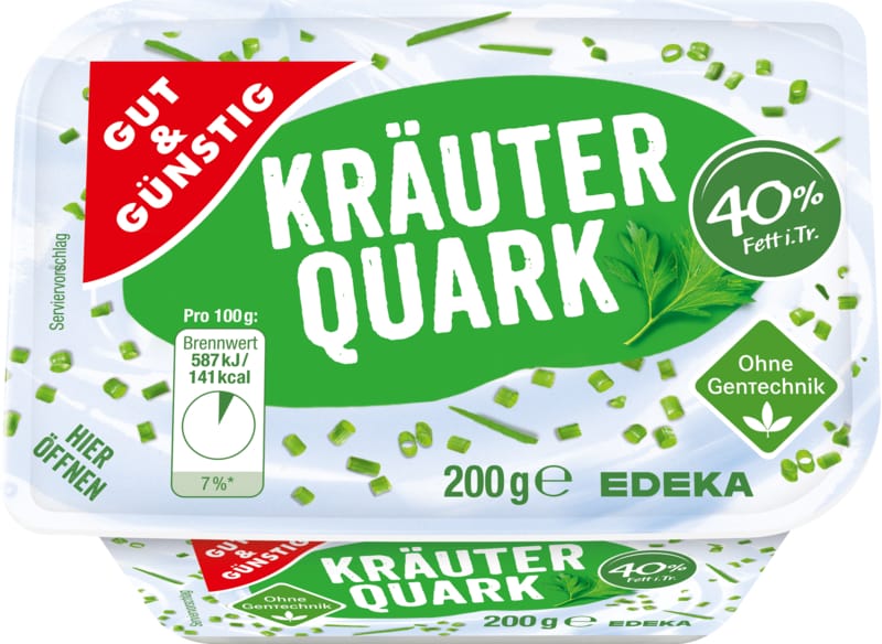 GUT&GÜNSTIG Kr_uterquark 40% Fett i. Tr.