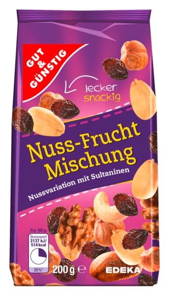 GUT&G_NSTIG Nuss-Frucht-Mischung