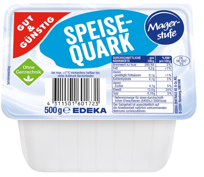 GUT&GÜNSTIG Speisequark Magerstufe 500