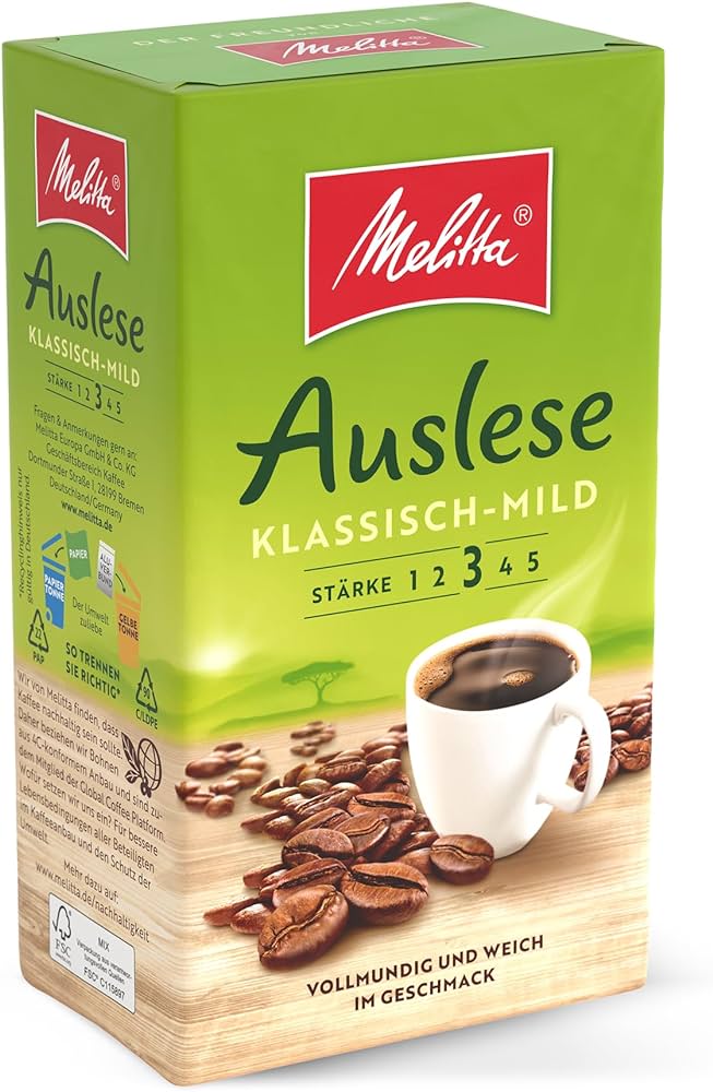 Melitta  klassisch-mild Kaffee gemahlen 500g