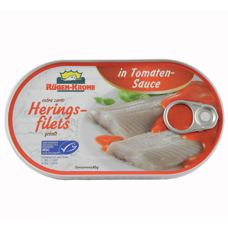 R_gen-Krone Heringsfilets in Tomaten-Sauce 200g Do