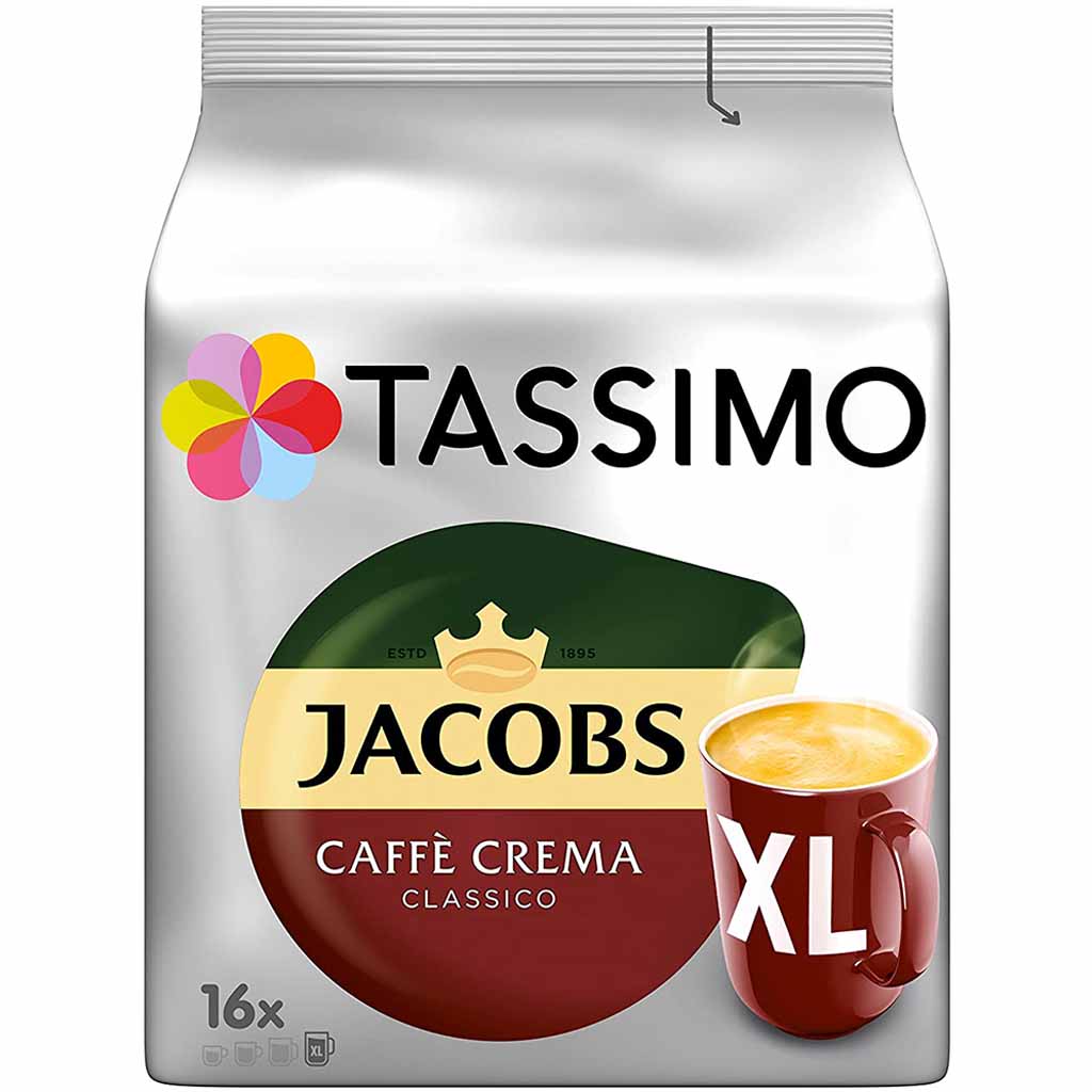 Tassimo Jacobs Caff_ Crema Classico 16 XL Kapseln