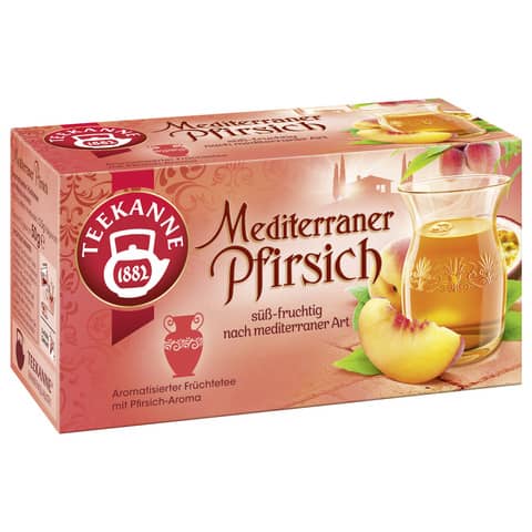 Teekanne Mediterraner Pfirsich 20x2,5g